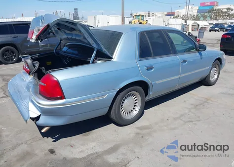 2000 Mercury Grand Marquis Ls from USA, damaged, VIN 2MEFM75W9YX688581